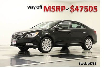 Buick : Lacrosse MSRP $47505 Camera GPS Leather Sunroof Black V6 New Bose Remote Start Bluetooth Heated Cooled Navigation Cmpr to Used 2014 14 15