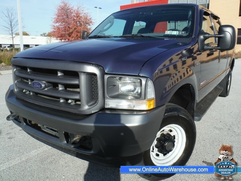 2004 Ford F250 DIESEL POWERSTROKE 4X4 CREW CAB XL SHORT BED ONE OWNER ONLY 107K