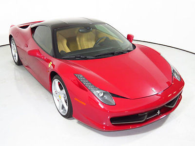 Ferrari : 458 2dr Coupe 2012 ferrari 458 italia coupe low miles