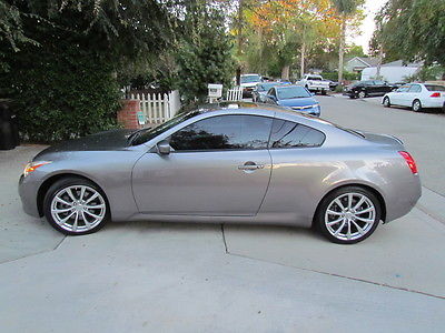 Infiniti : G37 X Coupe 2-Door 2009 infiniti g 37 silver coupe w only 24 600 miles ext warranty thru dec 2016