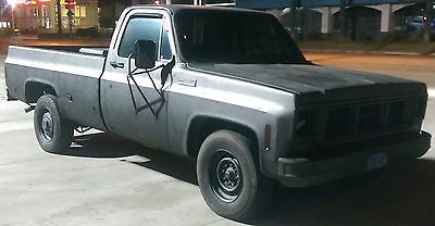 GMC : Sierra 3500 Sierra Grande Black 1973 GMC Sierra Grande Longbed Pickup Truck 454 7.4L RWD