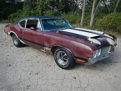 Oldsmobile : 442 Cutlass 1970 oldsmobile 442 project post coupe w 27 with a c numbers match many options