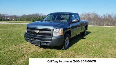 Chevrolet : Silverado 1500 Work Truck 2009 chevy 1500 4 x 4 5.3 l v 8 automatic 4 wd pickup truck extended cab long bed