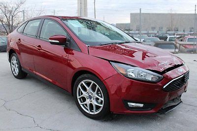 Ford : Focus SE 2015 ford focus se salvage wrecked repairable only 4 k miles priced to sell