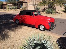 Ford : Other grey cloth 1940 deluxe convertible