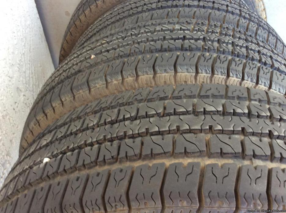 5 -Used trailer tires ST205/75R14