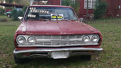 Chevrolet : El Camino chrome Maroon, Hot Rod, street legal, 400 motor, MSD ingition, 3 speed transmission