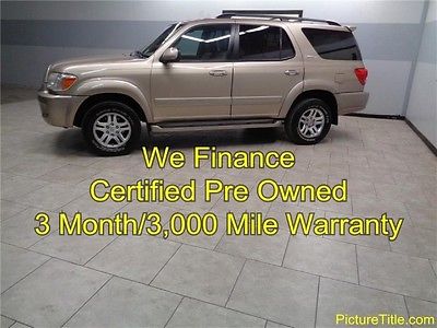 Toyota : Sequoia Limited 06 sequoia 2 wd limited 3 rd row leather heated seats sunroof we finance texas