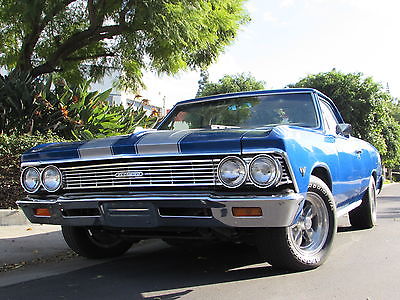 Chevrolet : El Camino Base Standard Cab Pickup 2-Door 1966 chevrolet el camino blue