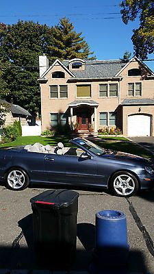 Mercedes-Benz : CLK-Class Gray Leather 2005 mercedes clk 500 convertible low miles loaded