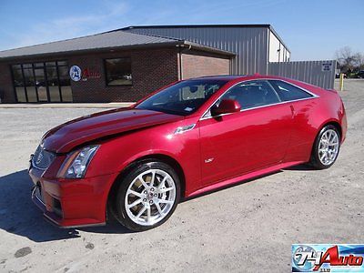 Cadillac : CTS V Coupe 2-Door 2011 6.2 74 auto salvage repairable cts v 6.2 supercharged export coupe
