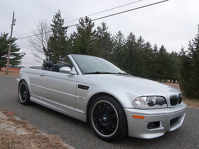 BMW : M3 Convertible 6-Speed 100 photos mint cond 2004 bmw m 3 convertible 6 spd smg 95 k miles flawless