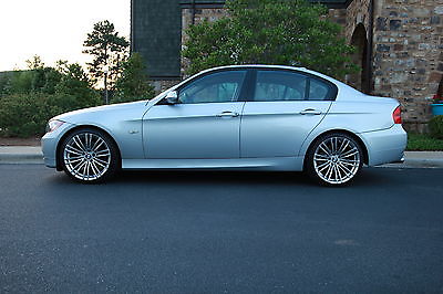 BMW : 3-Series Base Sedan 4-Door 2008 bmw 328 i silver sedan 19 sport wheels clean carfax
