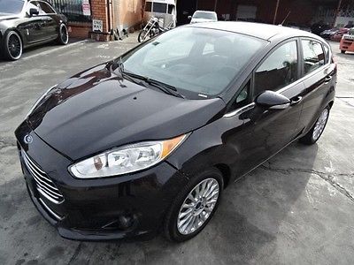 Ford : Fiesta Titanium 2014 ford fiesta titanium salvage wrecked repairable 20 k miles like new