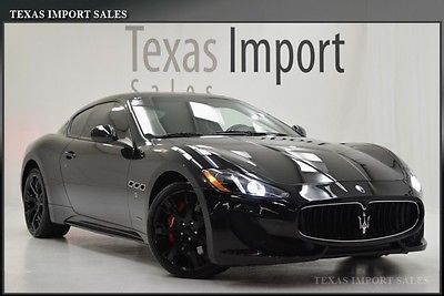 Maserati : Gran Turismo SPORT COUPE,PIANO WOOD,BLACK/BLACK 2014 maserati gran turismo sport coupe black black 1 owner