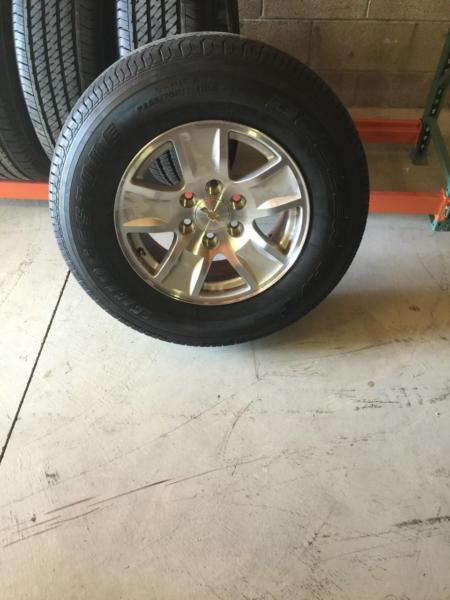 OEM Chevy Silverado 2015 Wheels and Tires 17