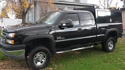 Chevrolet : Silverado 3500 LS 2005 chevy 2500 hd extended cab duramax allison perfect contractor truck