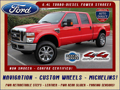 Ford : F-250 Lariat Crew Cab 4x4 Off Road w/ NAVIGATION! SERVICE RECORD-1OWN-LEATHER-PWR REAR SLIDER-PARKING SENSORS-20