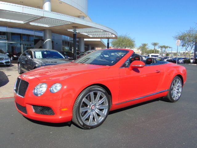 Bentley : Continental GT GTC 13 red awd 4.0 l v 8 navigation leather miles 19 k convertible
