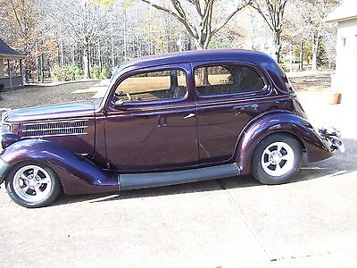 Ford : Other 1936 ford 2 dr sedan v 6 auto nice paint blackbery wine nice chrome new inter