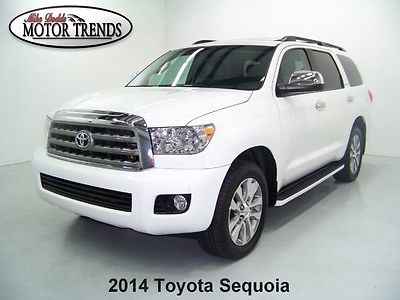 Toyota : Sequoia LOADED LARGE SUV POWER FOLDING 3RD ROW SEAT 2014 toyota sequoia limited leather sunroof nav jbl audio 3 rd row seat 10 k