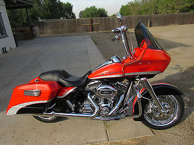 Harley-Davidson : Touring 2009 harley davidson cvo road glide fltrse 3 electric orange clean screamin eagle