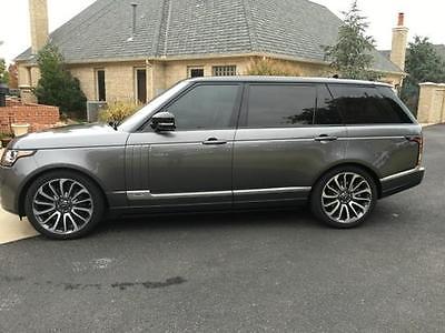 Land Rover : Range Rover Supercharged Sport Utility 4-Door 2016 range rover lwb vogue big msrp pwr boards trades welcome