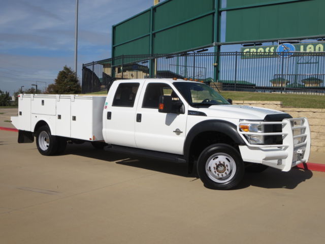 Ford : Other Pickups 4WD Crew Cab 2011 ford f 550 super duty utiltiy service truck 4 x 4 with 11 foot bed 114 k
