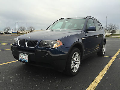 BMW : X3 3.0i Sport Utility 4-Door 2004 bmw x 3 3.0 i suv 3.0 low miles manual stick 6 speed navigation rare