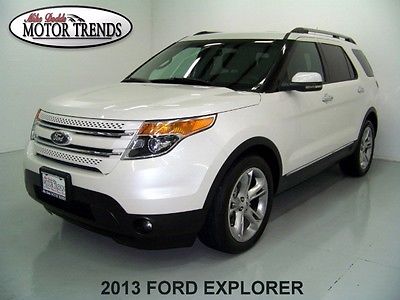 Ford : Explorer LOADED 3RD ROW SUV MICROSOFT SYNC SYSTEM AUX INPUT 2013 ford explorer limited leather pano roof nav sony audio backup cam 48 k