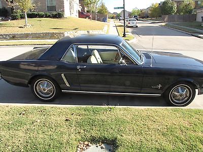 Ford : Mustang 1965 blue coupe mustang