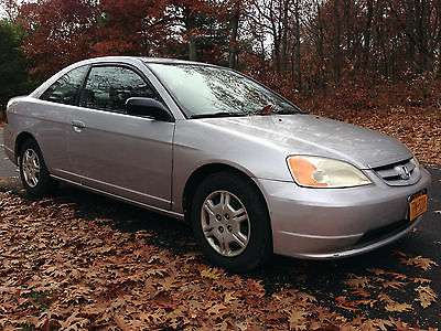 Honda : Civic COUPE 2 DOOR EX AUTO  2002 honda civic ex 2 door coupe automatic female owned low miles no reserve ny