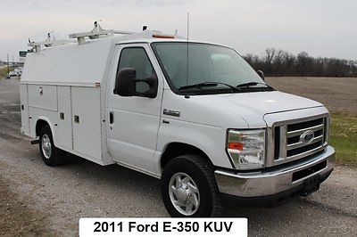 Ford : E-Series Van Base Cutaway Van 2-Door Ford E-350 kuv knapheide utility bed service mechanic truck cargo van v-8 used