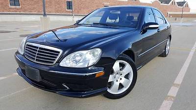 Mercedes-Benz : S-Class S500 2003 mercedes benz s 500 black on black with only 79 xxx miles