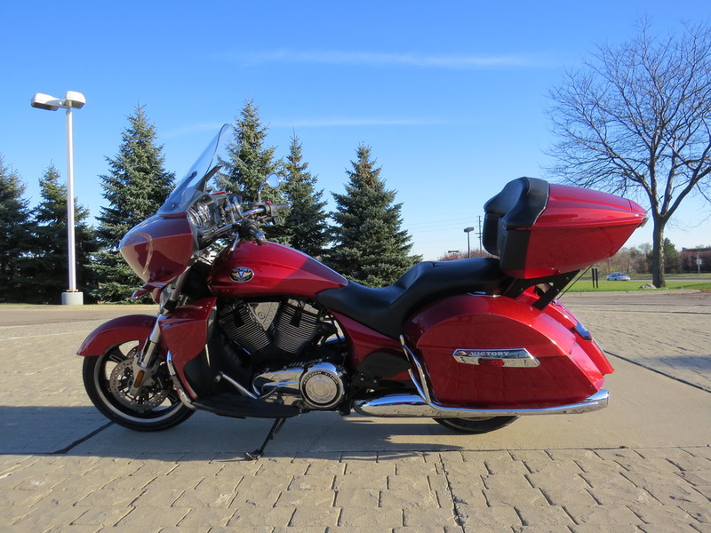 2014 Victory Boardwalk Gloss Black Over Sunset Red Tw
