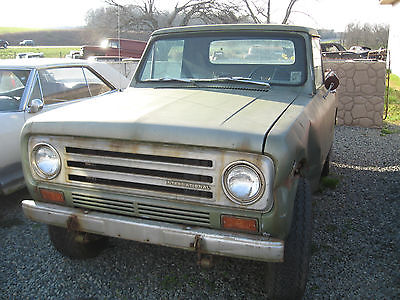 International Harvester : Scout other 1972 international scout ii 4 x 4 pickup truck