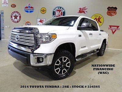 Toyota : Tundra LTD TRD 4X4 NAV,BACK-UP,HTD LTH,29K,WE FINANCE 14 tundra crewmax limited trd 4 x 4 nav htd lth jbl b t 18 in whls 29 k we finance