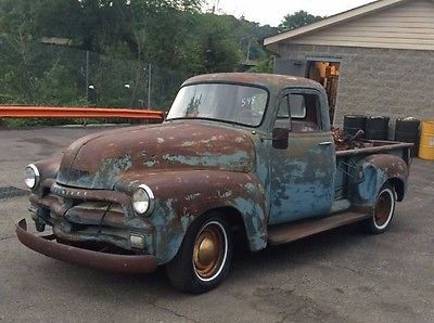 Chevrolet : Other Pickups 1954 chevrolet pickup perfect patina ratrod clean matching title original