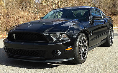Ford : Mustang Shelby GT500 Coupe 2-Door 2012 shelby gt 500 svt performance package navigation recaro seats pristine