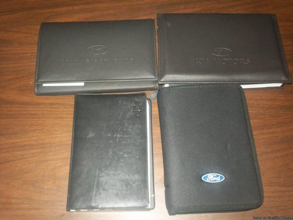 50 ASSORTED OWNERS MANUALS 2001-2009= MAKE OFFER