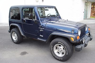 Jeep : Wrangler sport 1 owner 2000 jeep wrangler automatic a c hard top and doors needs tlc