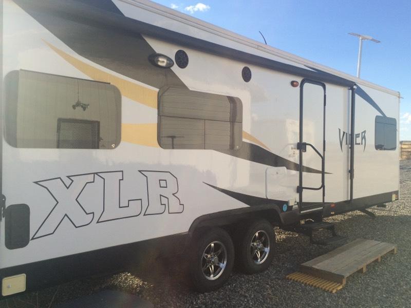 2013 viper xlr 29ckv toy hauler camper trailer, 2