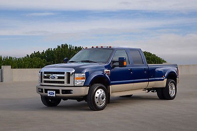Ford : F-450 4X4 2008 ford f 450 lariat 4 x 4 6.4 l diesel loaded sunroof tonneau bedrug leather