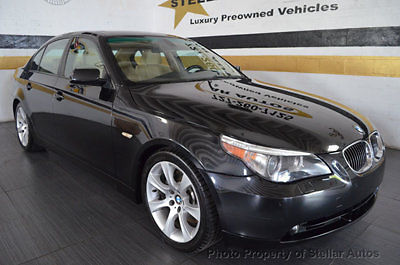 BMW : 5-Series 545i CLEAN CARFAX LOW MILES NAV SPORT PKG WARRANTY MINT FREE SHIPPING WITH BUY IT NOW