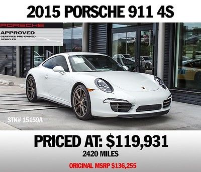 Porsche : 911 4S 2015 porsche 4 s