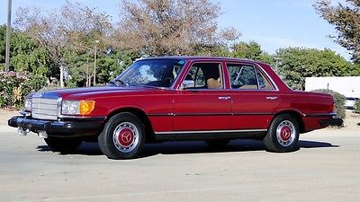 Mercedes-Benz : S-Class FREE SHIPPING WITH BUY IT NOW! 1976 450 se w 116 s class one family owned dealer serviced from new calif az car