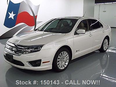 Ford : Fusion HYBRID HTD LEATHER SUNROOF NAV 2010 ford fusion hybrid htd leather sunroof nav 31 k mi 150143 texas direct auto