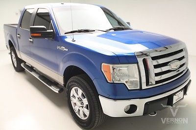 Ford : F-150 XLT Crew Cab 4x4 2009 tan cloth mp 3 auxiliary trailer hitch v 8 efi used preowned 1021 k miles