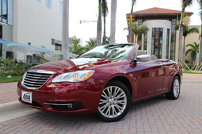 Chrysler : 200 Series Limited 2012 chrysler 200 limited hardtop convertible 1 owner clean carfax