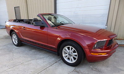 Ford : Mustang Premium Convertible, V6, 5-Speed Automatic, 94,062 Salvage Rebuildable, Runs Great, All Airbags Good, Leather Seats, Shaker Audio